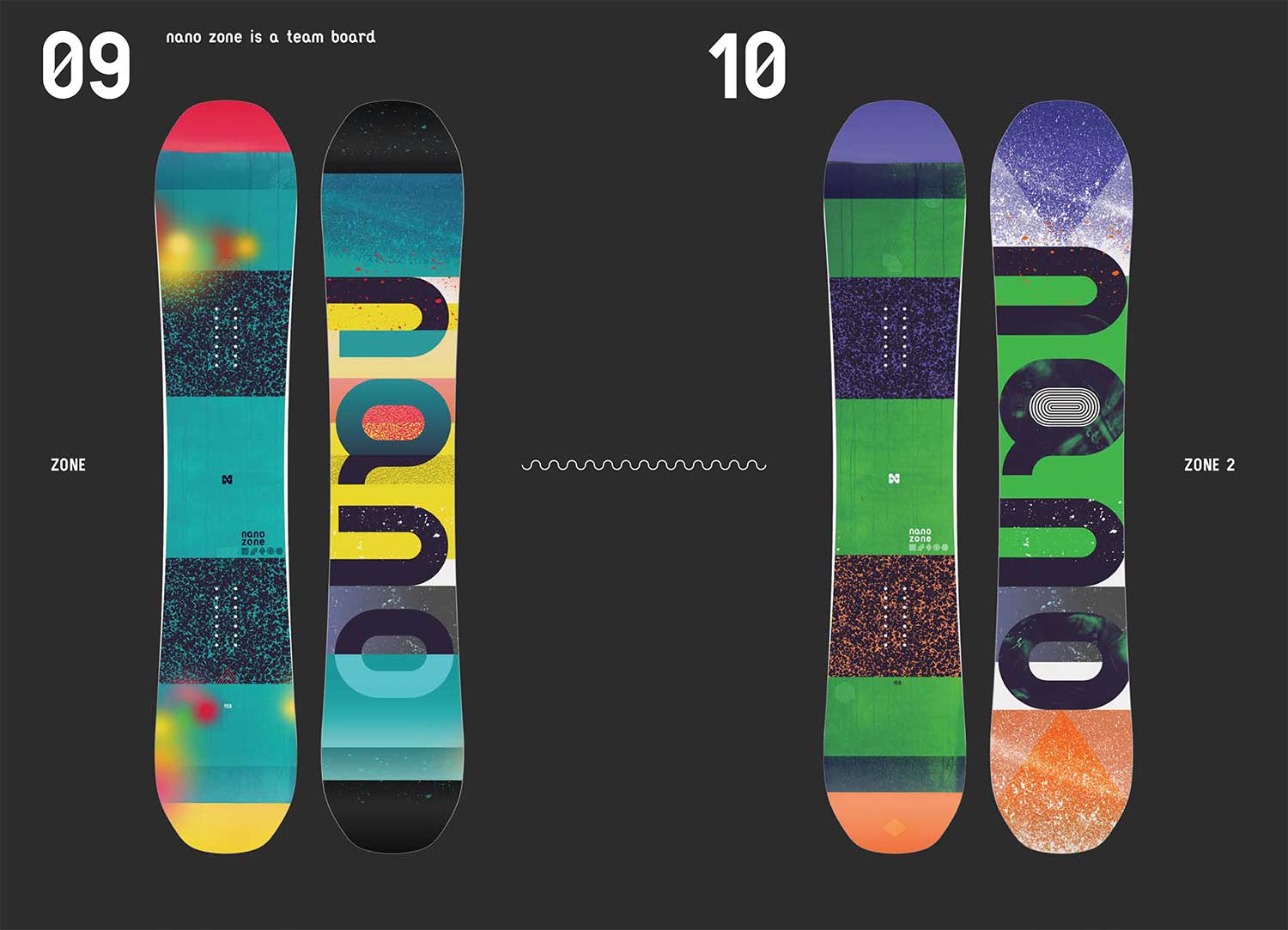 NANO snowboards design